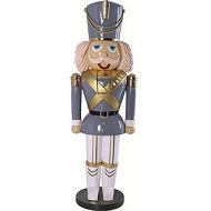 Queens of Christmas WL-NUT-06-GY Nut Cracker, 6, Gray