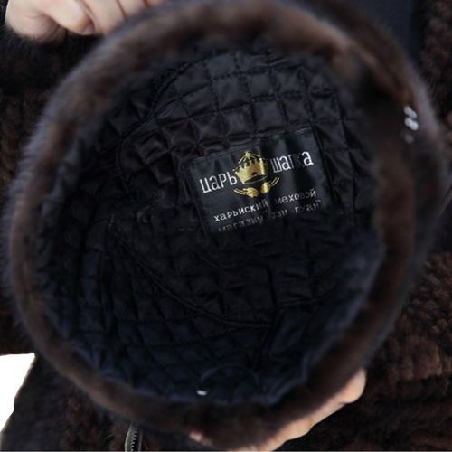  Queenshiny New Fashion Womens 100% Real Genuine Mink Fur Cap