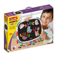 Quercetti - Tablet with Magentic Letters - Educational Toy for Learning Spelling & Writing - for Kids Ages 4 Years & Up