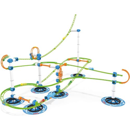  Quercetti - Skyrail Evolution - 174 Piece Marble Roller Coaster Construction Set for Kids Ages 7 Years +