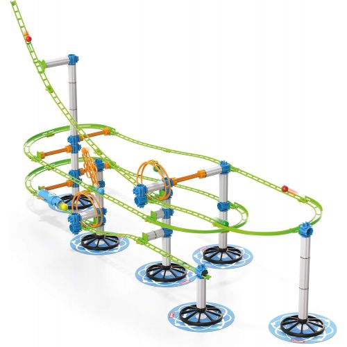  Quercetti - Skyrail Evolution - 174 Piece Marble Roller Coaster Construction Set for Kids Ages 7 Years +