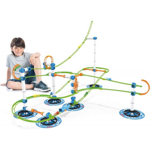  Quercetti - Skyrail Evolution - 174 Piece Marble Roller Coaster Construction Set for Kids Ages 7 Years +