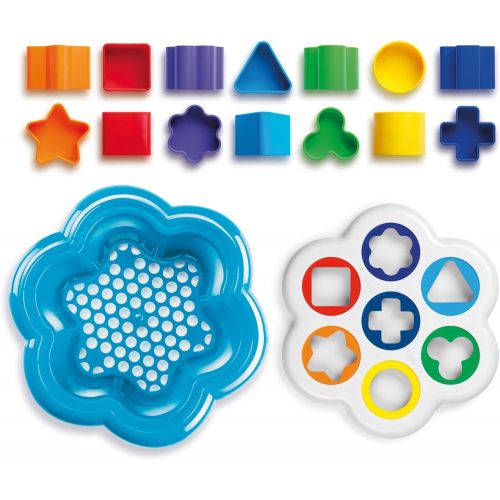  Quercetti Daisy Shape Sorter - Classic 16 Piece Shape and Color Sorting Toy (Made in Italy)