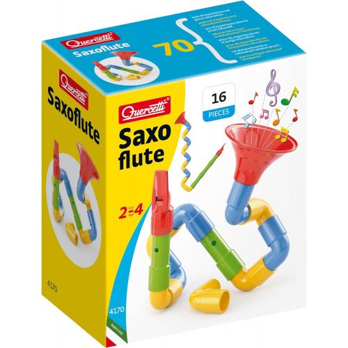  [아마존베스트]Quercetti Saxoflute  16 Piece Build Your Own Instrument Set