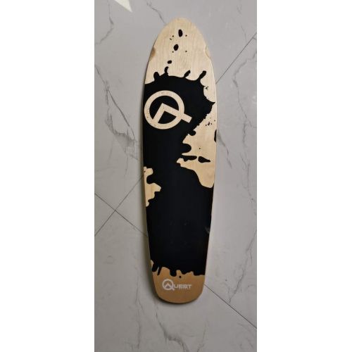  Quest Rorshack Bamboo Longboard Skateboard (34-Inch)