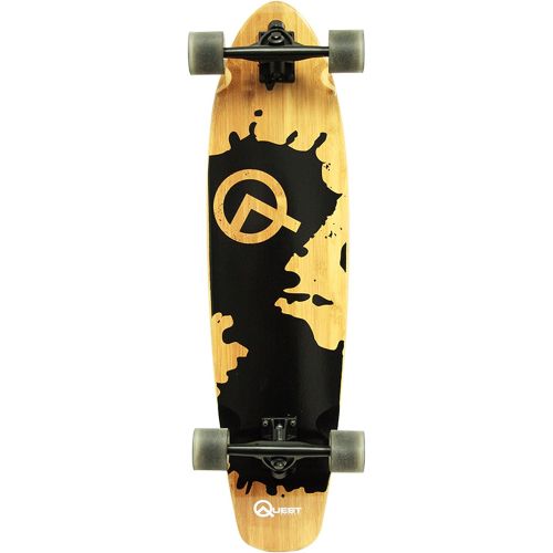  Quest Rorshack Bamboo Longboard Skateboard (34-Inch)