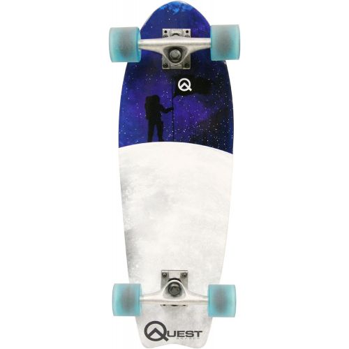  Quest Fishtail Cruiser Board Skateboard (27-Inch)