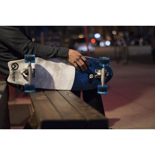  Quest Fishtail Cruiser Board Skateboard (27-Inch)