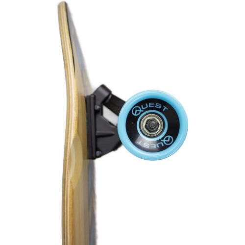  Quest Totem Longboard Skateboard, 36, Natural