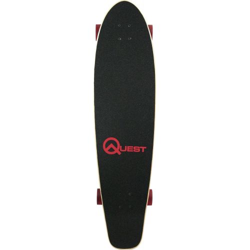  Quest Native Spirit 40 Kick Tail Longboard Skateboard, 40-Inch, Multicolor (QT-GNK40C)