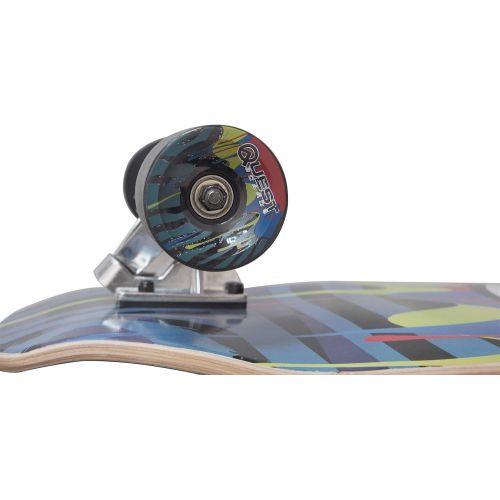  Quest Skateboards Q Drips 39 Longboard, Multi