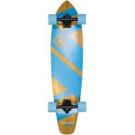 Quest Skateboards The Super Cruiser 36 Remix Aqua Blue Bamboo and Maple Deck Longboard Skaeboard