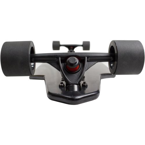  [아마존베스트]Quest Skateboards Zero Dark 40 Downhill Style Slot Through Longboard, Skateboard