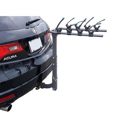  Quick Galaxy Auto Swing Away Hitch Mount Bike Rack for 2 Bikes - Fits 2 Receivers ONLY
