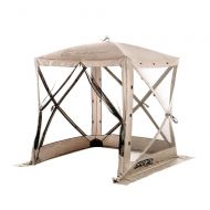 Quick Set Traveler Portable Camping Outdoor Gazebo Canopy Shelter, Tan