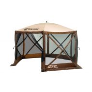 Quick Set Escape Canopies, X-Large 150 x 150-Inch Portable Popup Gazebo Tent 6-8 Person, Brown