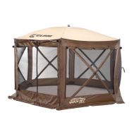 Quick Set 9882 Pavilion Pop Up Shelter, 150 x 150, Brown/Tan