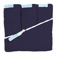 QuickZip Crib Sheet Set - Faster, Safer, Easier Baby Crib Sheets - Includes Deep Navy Wraparound Base & 3 Zip-On Crib Sheets - Deep Navy 100% Cotton - Fits All Standard Crib Mattresses