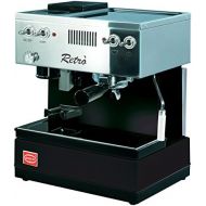 Quickmill Modell 0835 Retro Siebtrager Espressomaschine, schwarz