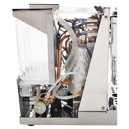  Quickmill Modell 0835 Retro Siebtrager Espressomaschine, schwarz