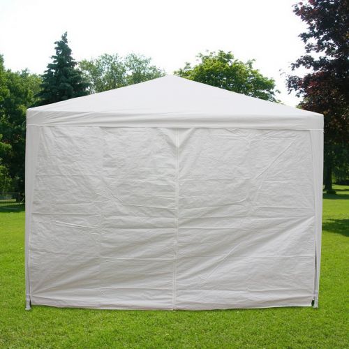  Quictent 10X30 Outdoor Canopy Gazebo Party Wedding Tent Screen House Sun Shade Shelter with Fully Enclosed Mesh Side Wall (10x30, White)