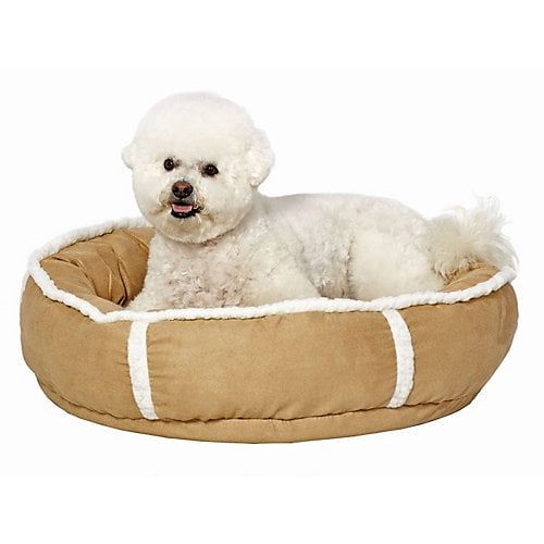  Quiet Time Deluxe Rondelle Pet Bed Khaki Large