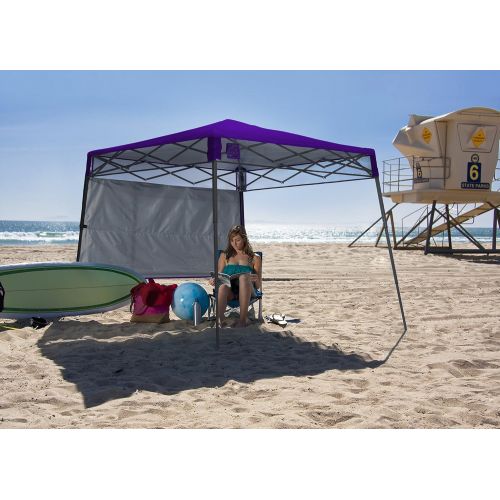  Quik Shade 7 x 7 Go Hybrid Pop-Up Compact and Lightweight Slant Leg Backpack Canopy