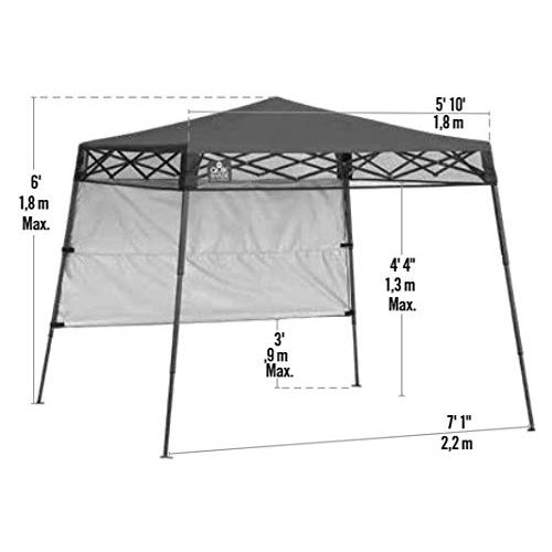  Quik Shade Go Hybrid Sun Protection Pop-Up Compact and Lightweight Base Slant Leg Backpack Canopy