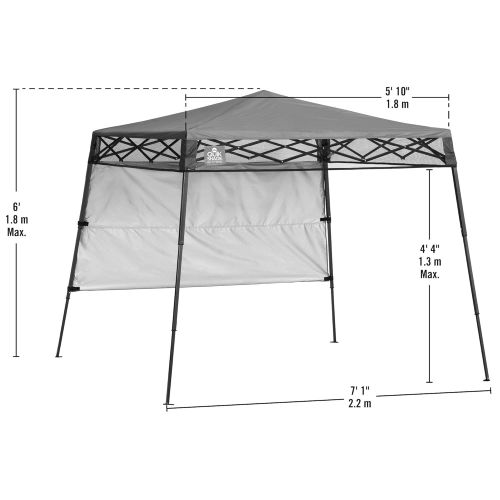  Quik Shade Go Hybrid Sun Protection Pop-Up Compact and Lightweight Base Slant Leg Backpack Canopy