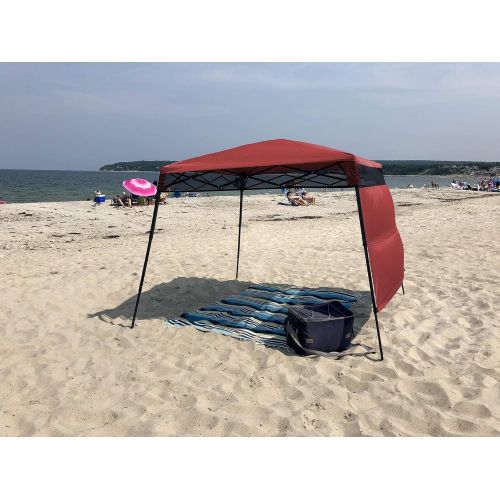  Quik Shade Go Hybrid Sun Protection Pop-Up Compact and Lightweight Base Slant Leg Backpack Canopy