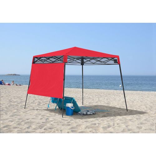  Quik Shade Go Hybrid Sun Protection Pop-Up Compact and Lightweight Base Slant Leg Backpack Canopy