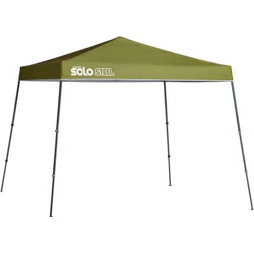  Quik Shade Solo Steel 11 x 11 ft. Slant Leg Canopy, Olive