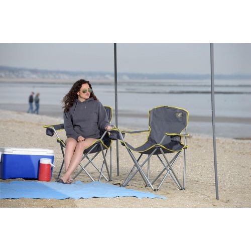  Quik Shade Quik Chair Heavy Duty Folding Camp Chair, Extra Large Folding Chair