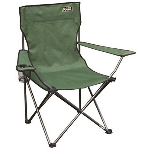  Quik Shade Quik Chair Portable Folding Chair with Arm Rest Cup Holder and Carrying and Storage Bag