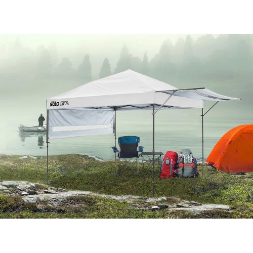  Quik Shade Solo Steel 170 10 x 17 ft. Straight Leg Canopy, White