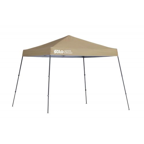  Quik Shade Solo Steel 10 x 10 ft. Slant Leg Canopy, Khaki