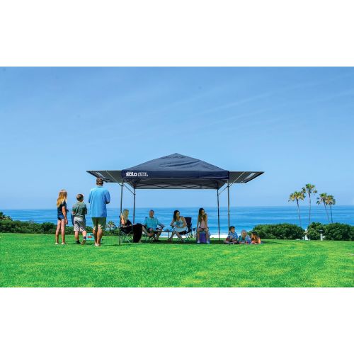  Quik Shade Solo Steel 170 10 x 17 ft. Straight Leg Canopy, Midnight Blue