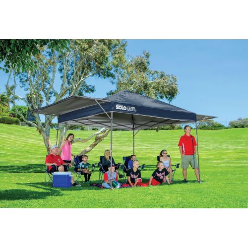  Quik Shade Solo Steel 170 10 x 17 ft. Straight Leg Canopy, Midnight Blue