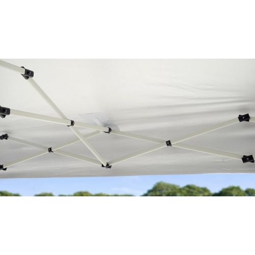  Quik Shade Marketplace Compact 10 x 10 ft. Straight Leg Canopy, White