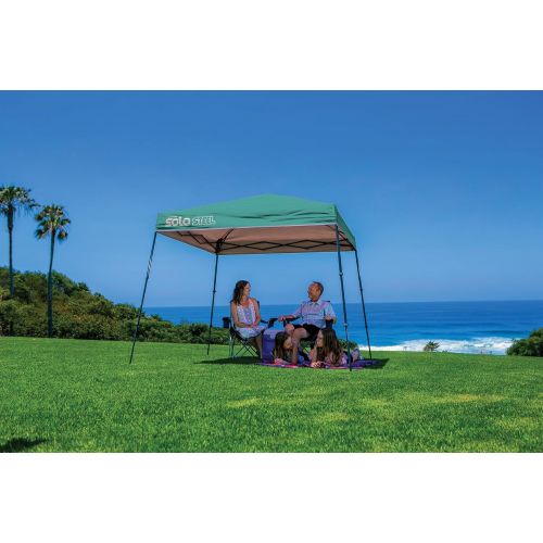  Quik Shade Solo Steel 9 x 9 ft. Slant Leg Canopy, Turquoise