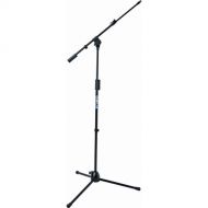 QuikLok A304BKAM Microlite Tripod Microphone Stand with Telescopic Boom