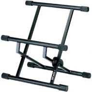 [아마존베스트]Quik Lok BS/317 Low Profile Amplifier Double Brace Monitor Stand - Black