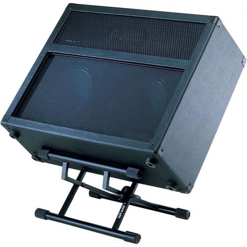  [아마존베스트]Quik Lok BS/317 Low Profile Amplifier Double Brace Monitor Stand - Black
