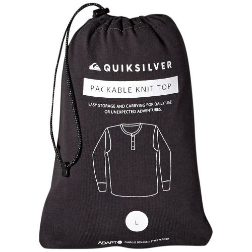 퀵실버 Quiksilver Mens Packable Knit Fleece Top