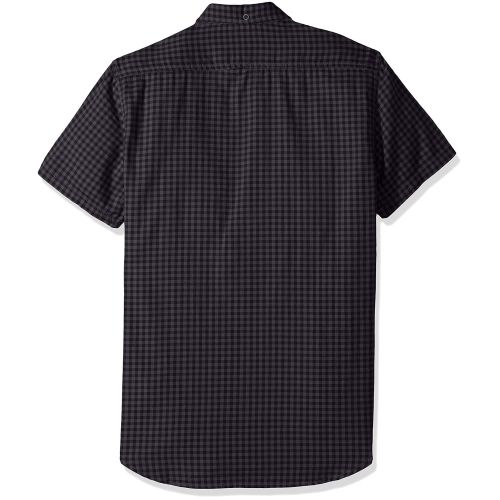 퀵실버 Quiksilver Mens Forte Night Short Sleeve Button Down