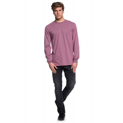 퀵실버 Quiksilver Mens The Stitch Up Long Sleeve Tee Shirt