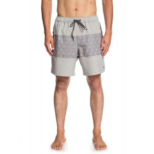 퀵실버 Quiksilver Mens Manoa Rain Triblock 18 Volley Swim Trunk