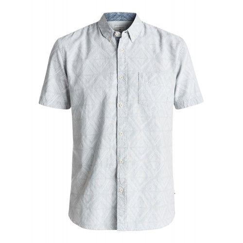 퀵실버 Quiksilver Mens Spectrum Tracks Button Down Shirt