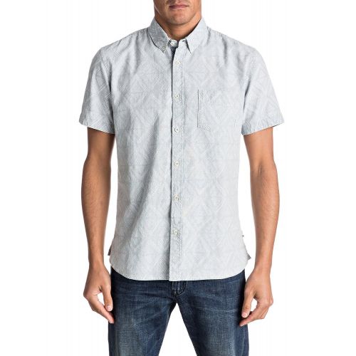 퀵실버 Quiksilver Mens Spectrum Tracks Button Down Shirt