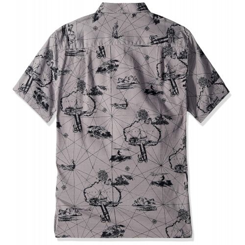 퀵실버 Quiksilver Mens Finding Waves Button Down Shirt